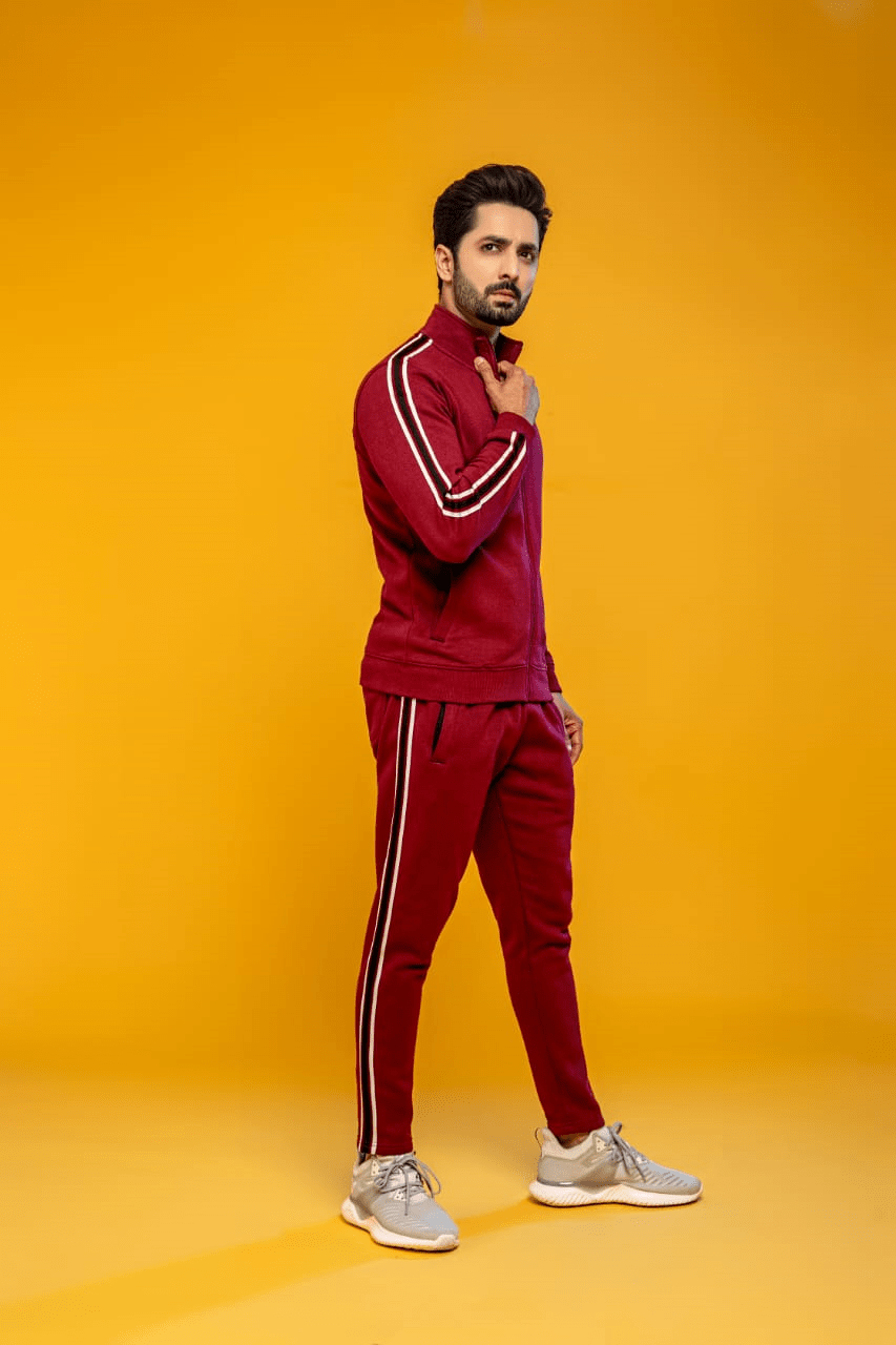 Feathers Tracksuits WINE MERRY