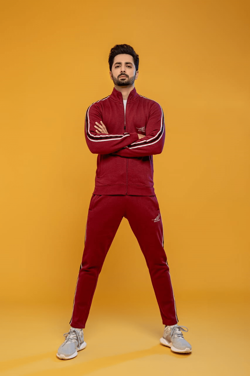 Feathers Tracksuits WINE MERRY