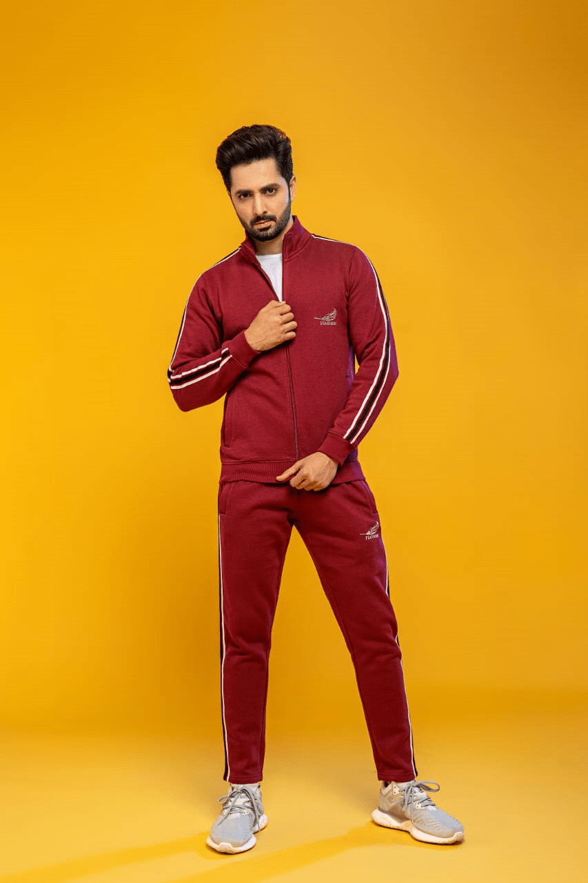 Feathers Tracksuits WINE MERRY